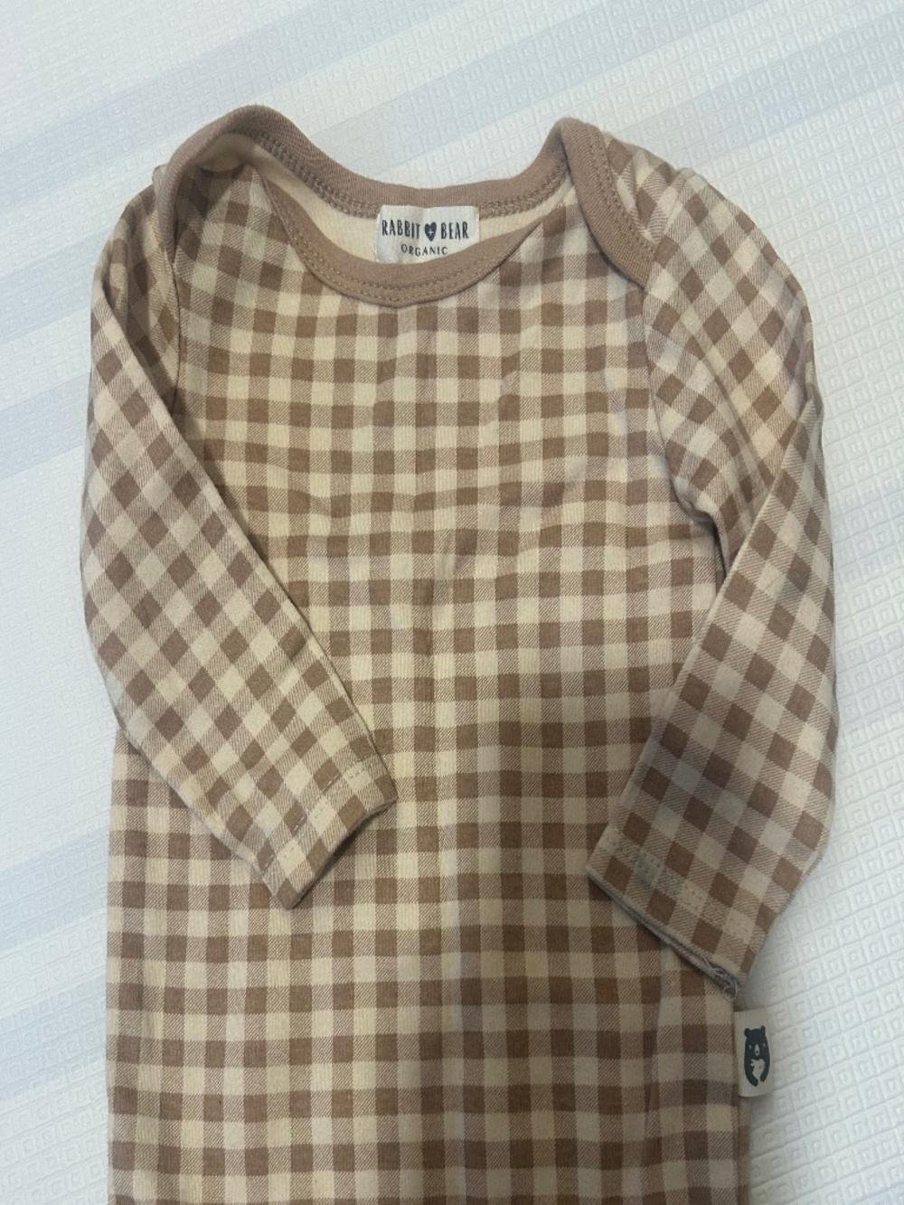 Rabbit + Bear baby bodysuit